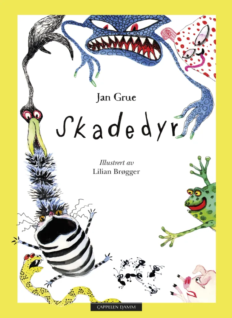 Omslag Skadedyr av Jan Grue og Lilian Brøgger (Innbundet)