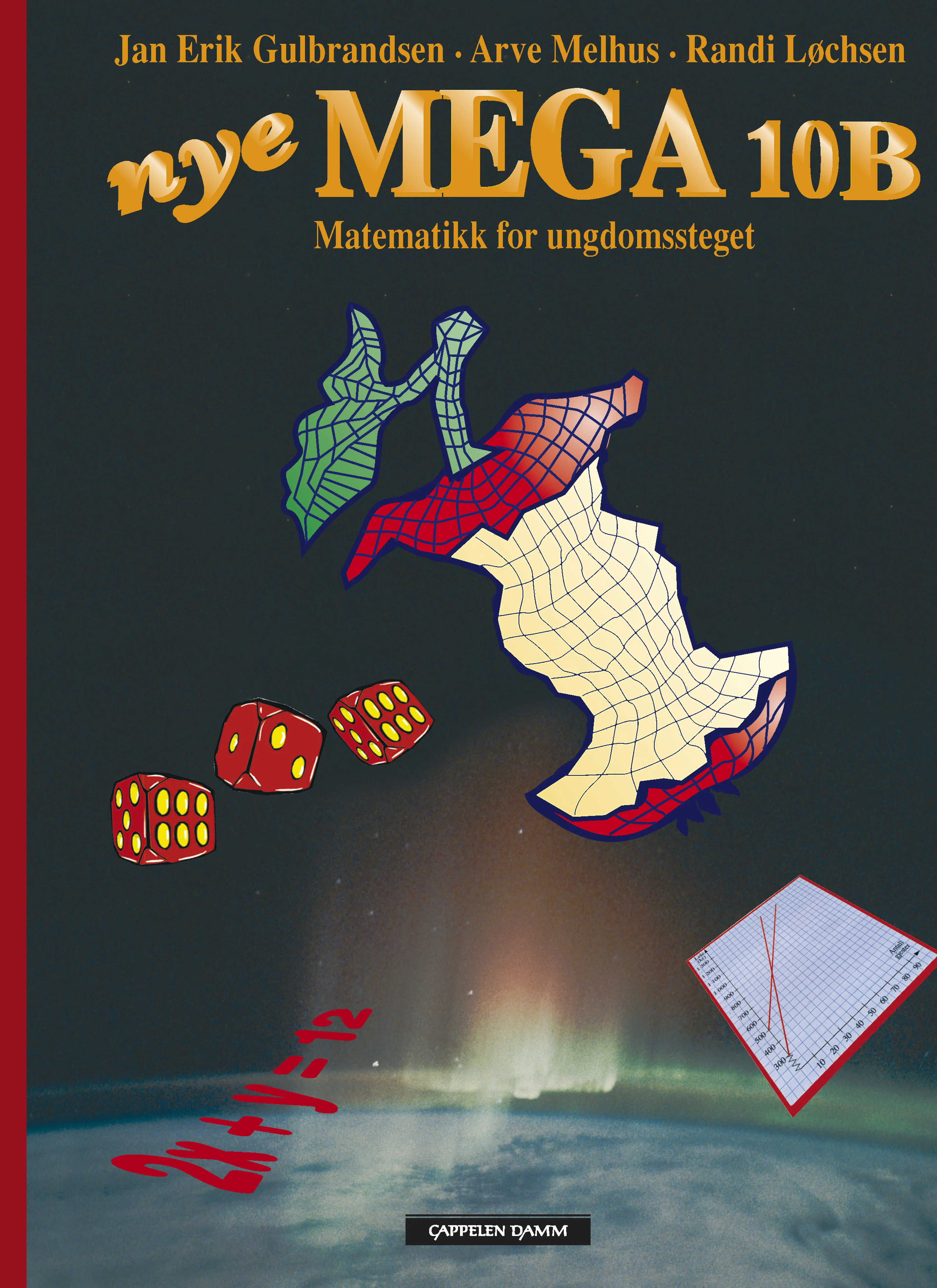 Omslag Nye Mega 10B elevbok nn av Jan Erik Gulbrandsen, Arve Melhus og Randi Løchsen (Innbundet)