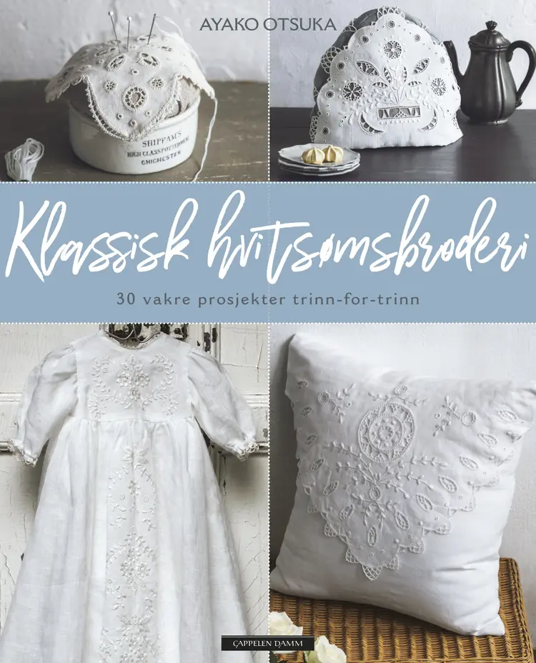 Omslag Klassisk hvitsømsbroderi av Ayako Otsuka (Innbundet)