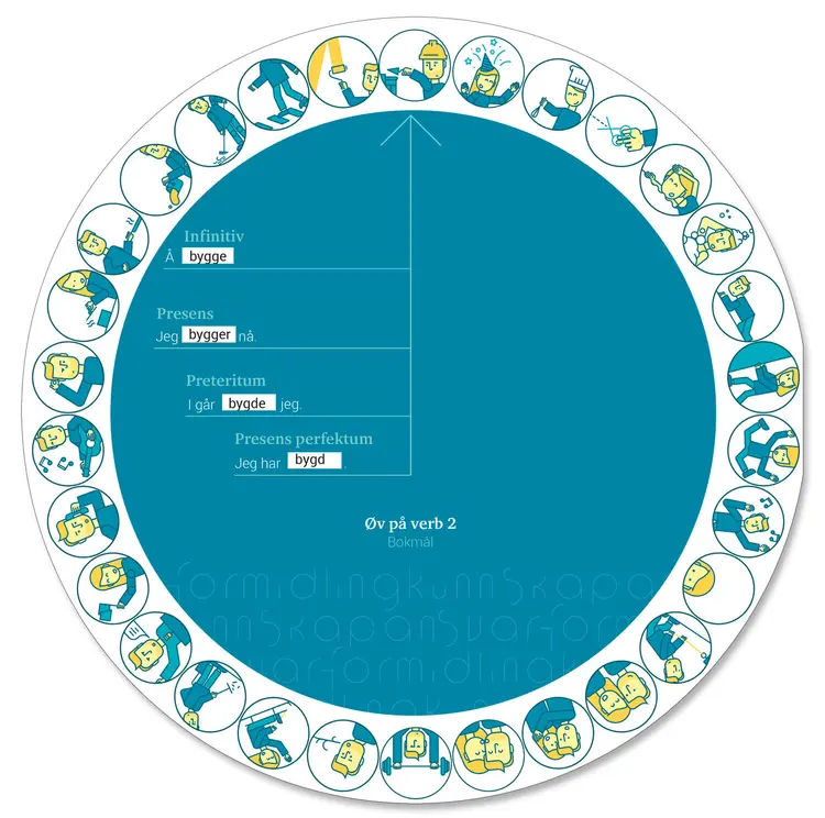 Omslag Øvingshjul - verb 2 (Ukjent)