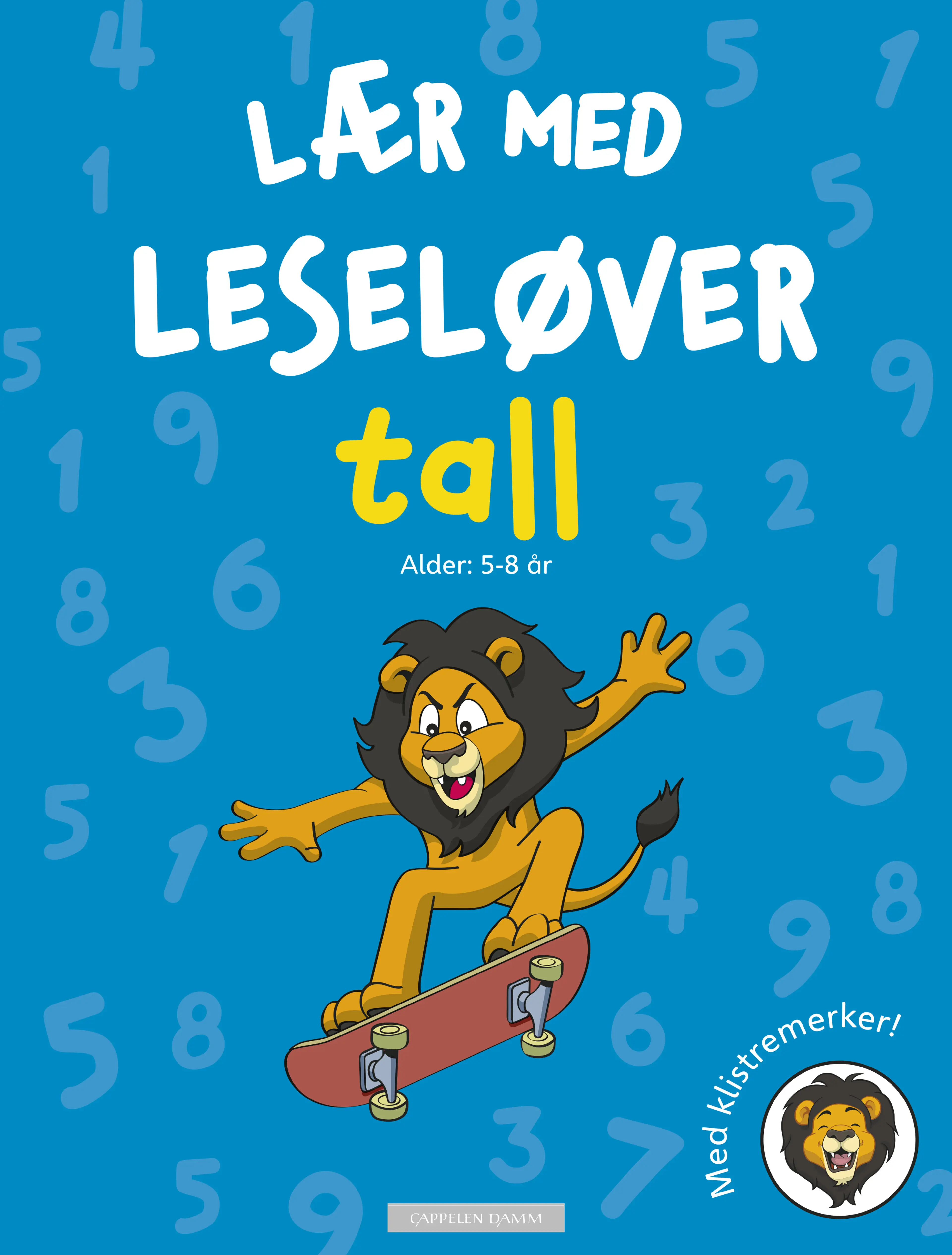 Omslag Lær med leseløver - tall (Heftet)