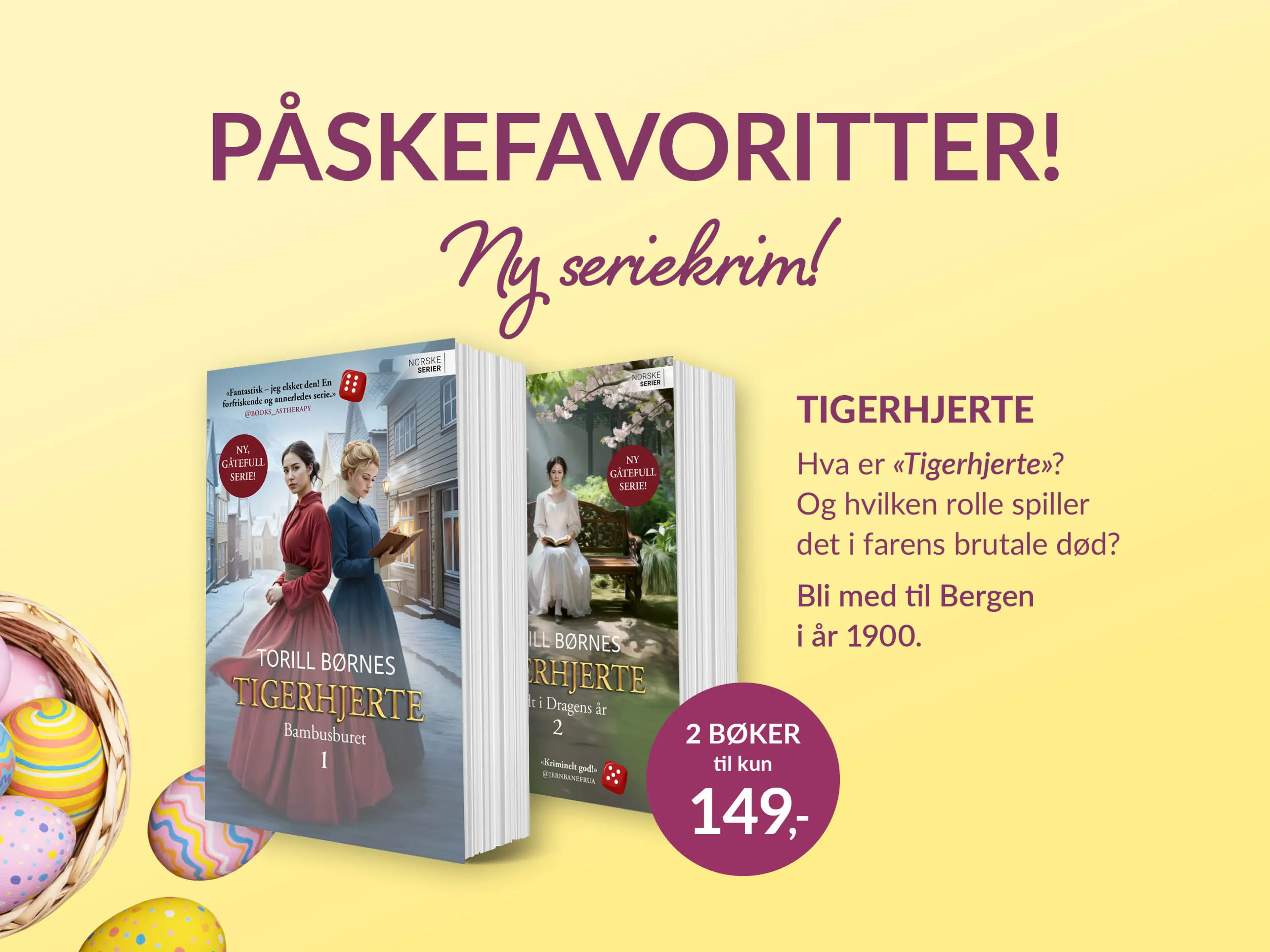 De to første bøken ei serien Tigerhjerte
