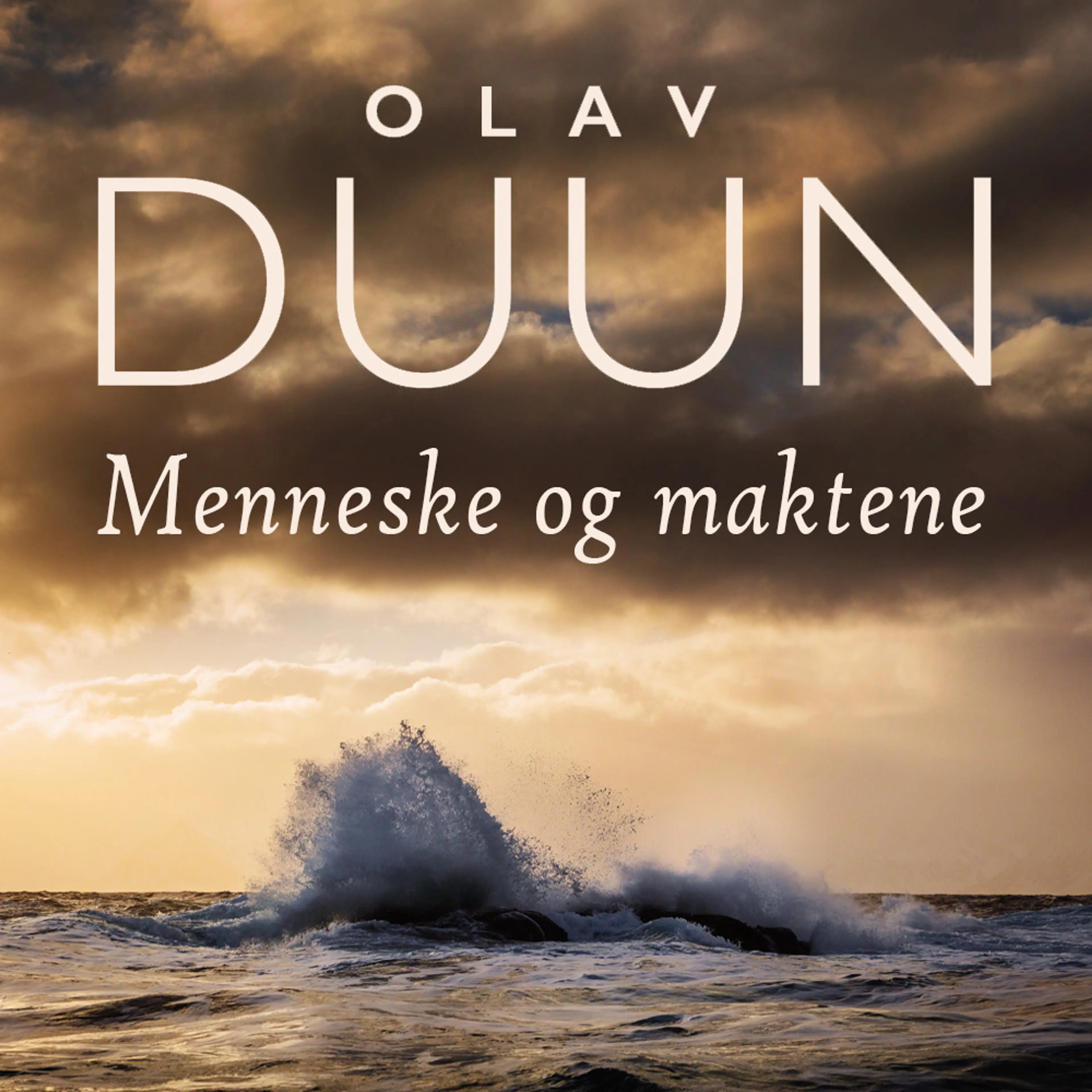Omslag Menneske og maktene av Olav Duun (Lydbok)