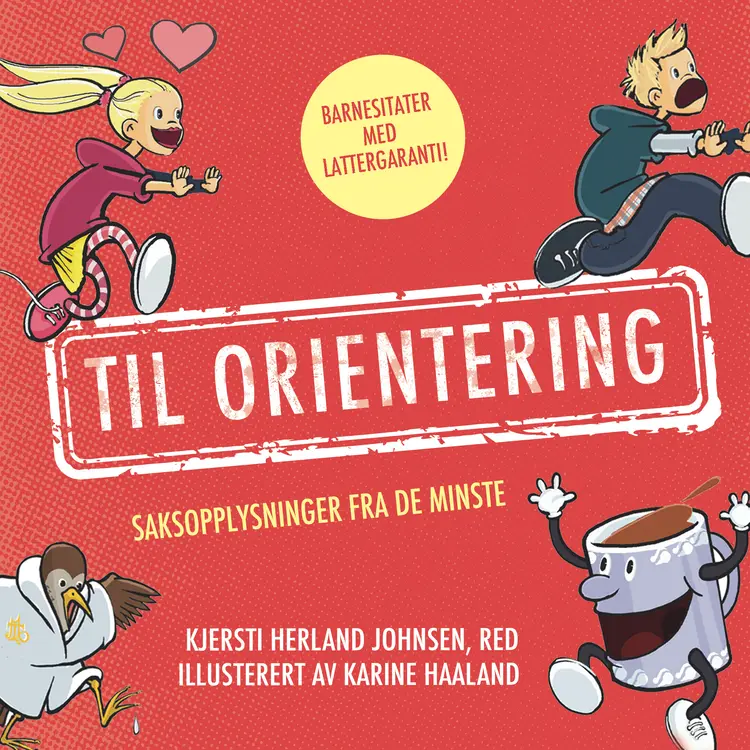 Omslag Til orientering av Kjersti Herland Johnsen (Innbundet)