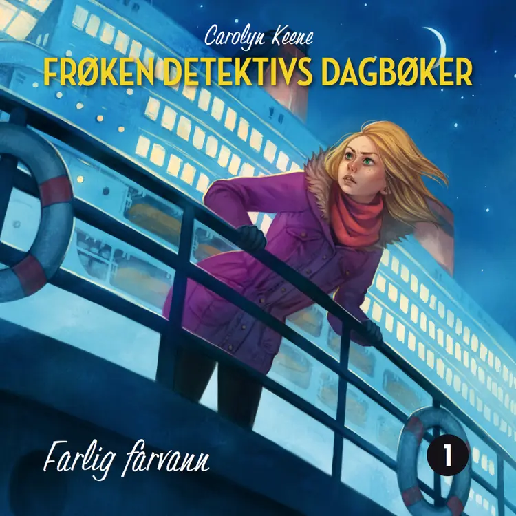 Omslag Farlig farvann av Carolyn Keene (Lydbok)