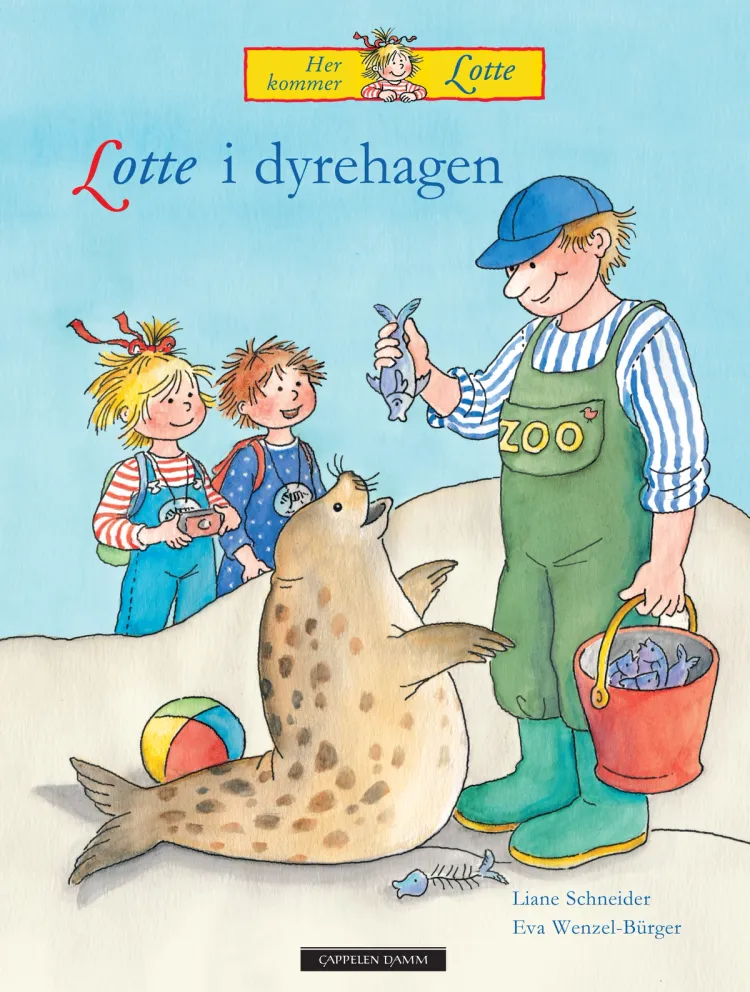Omslag Lotte i dyrehagen av Liane Schneider (Innbundet)