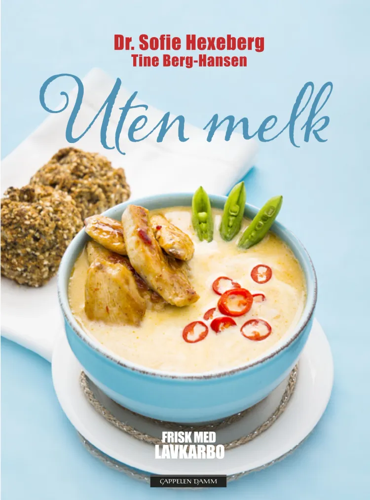 Omslag Uten melk av Sofie Hexeberg og Tine Berg-Hansen (Innbundet)