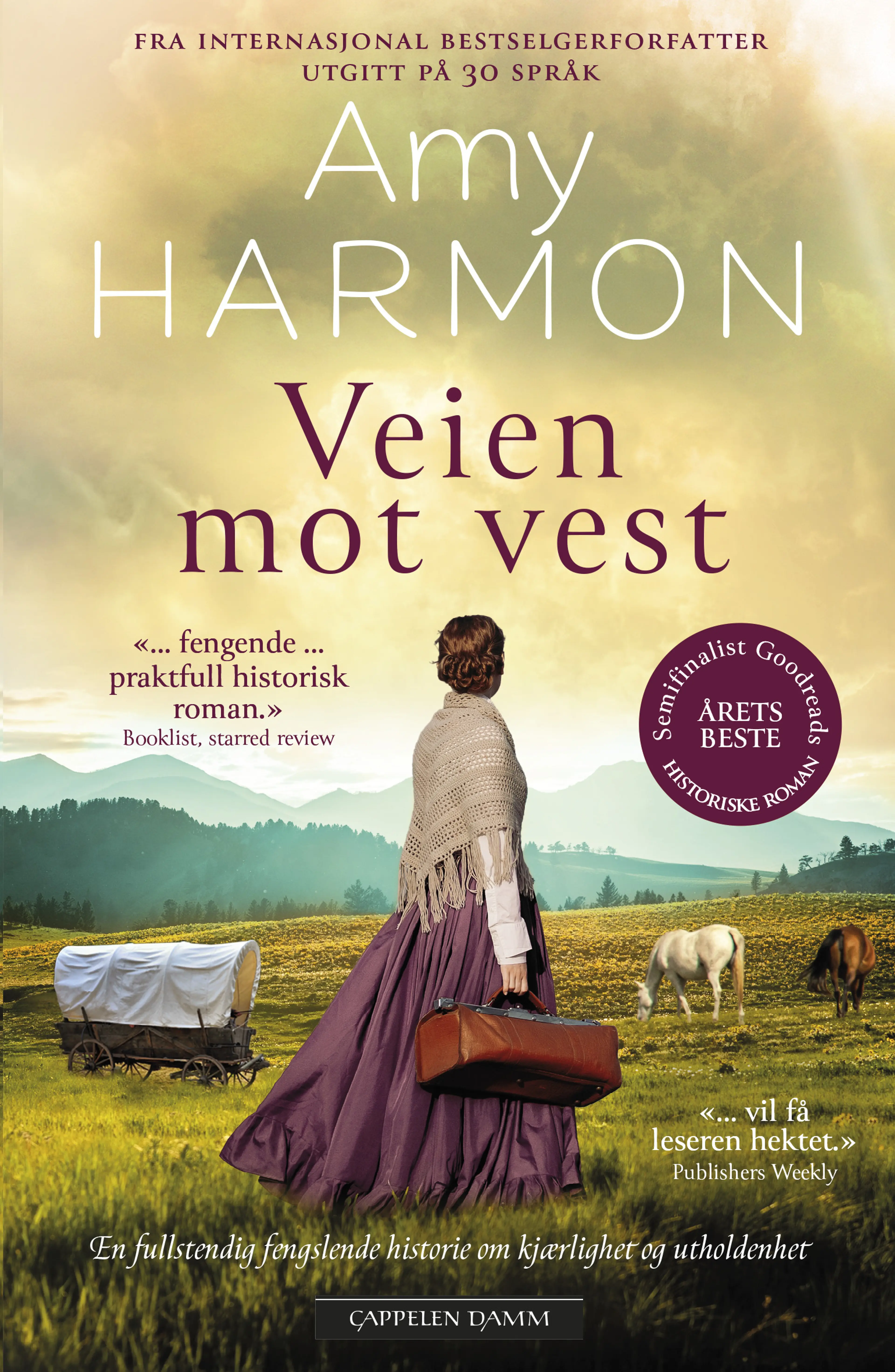 Omslag Veien mot vest av Amy Harmon (Heftet)