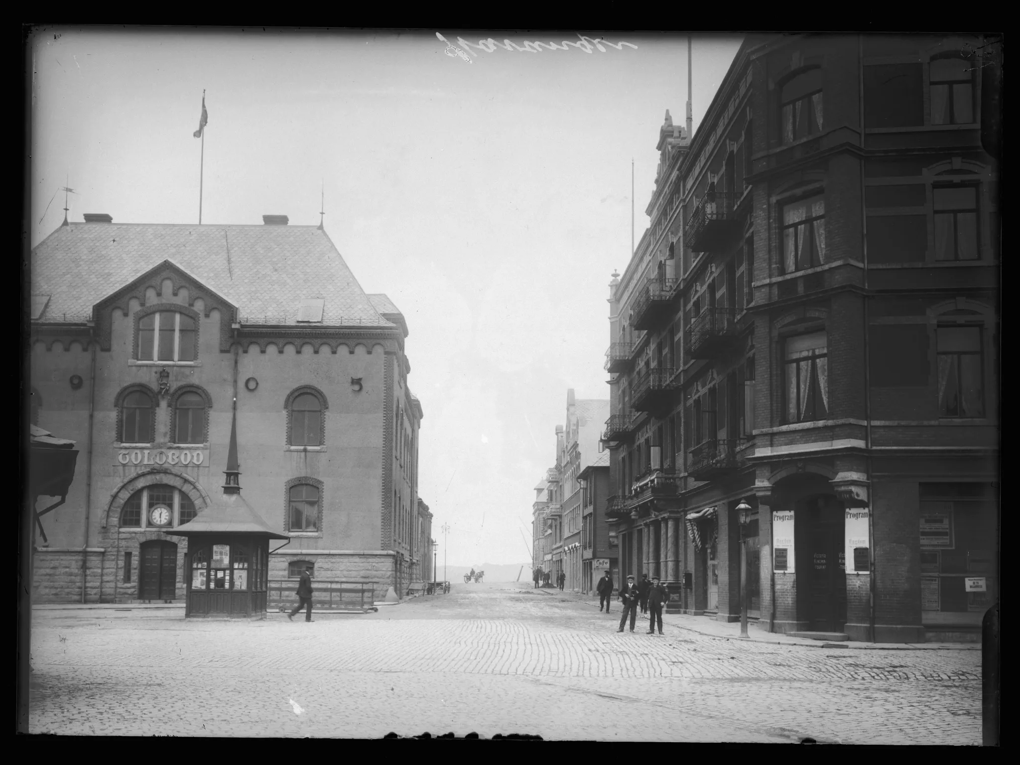 Tollboden i Stavanger, ca. år 1900.