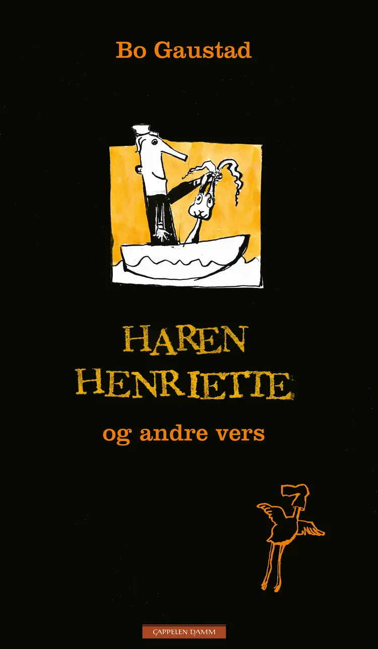 Omslag Haren Henriette og andre vers av Bo Gaustad (Innbundet)