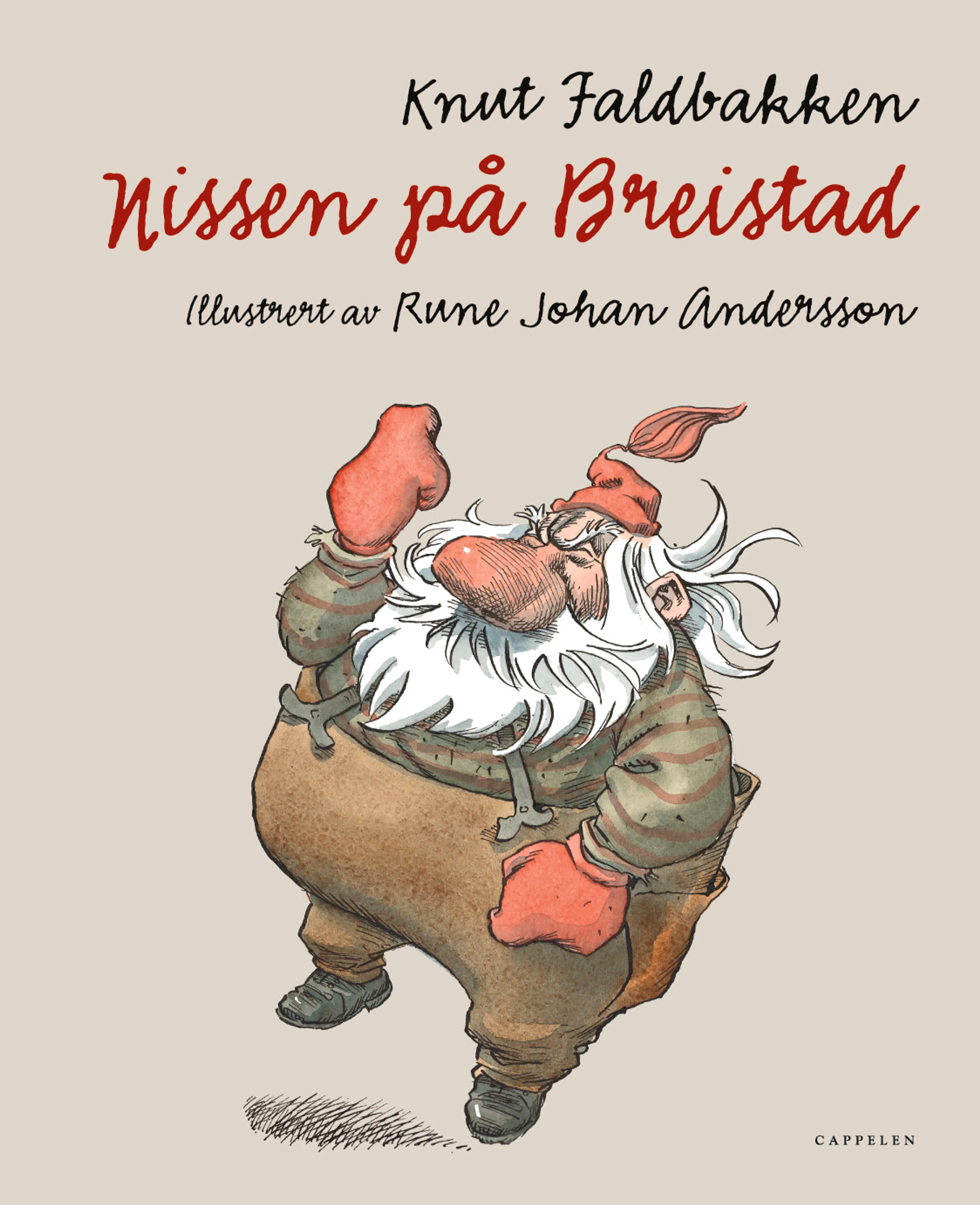 Omslag Nissen på Breistad av Knut Faldbakken (Innbundet)