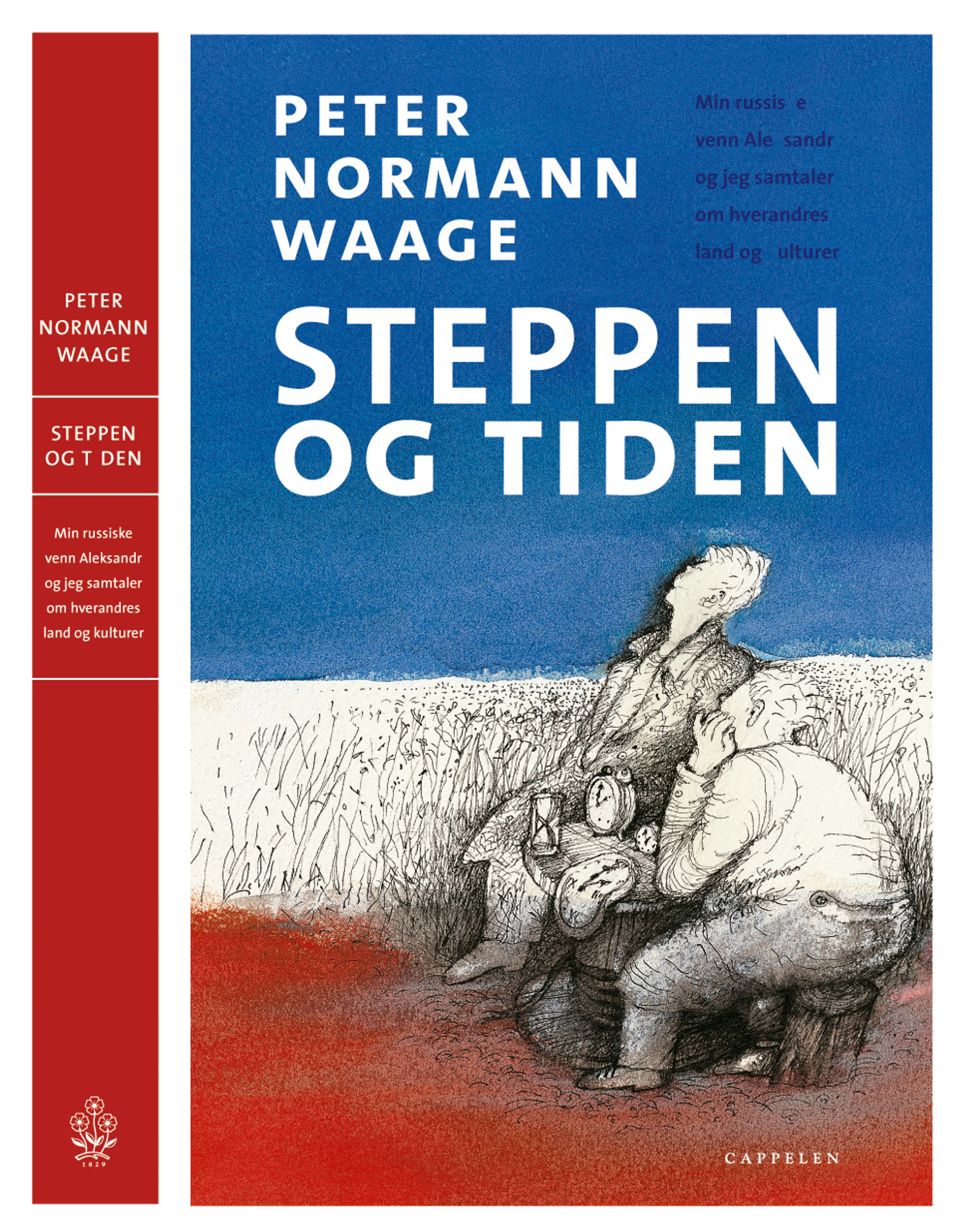 Omslag Steppen og tiden av Peter Normann Waage (Innbundet)