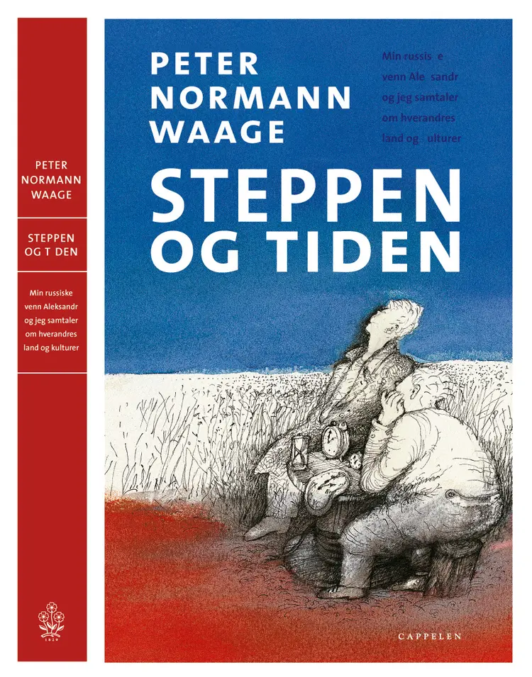 Omslag Steppen og tiden av Peter Normann Waage (Innbundet)