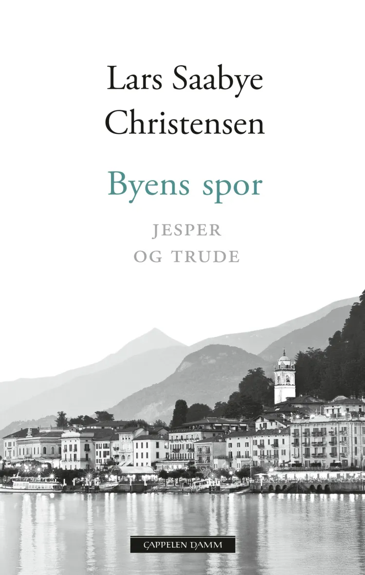 Omslag Byens spor - Jesper og Trude av Lars Saabye Christensen (Innbundet)
