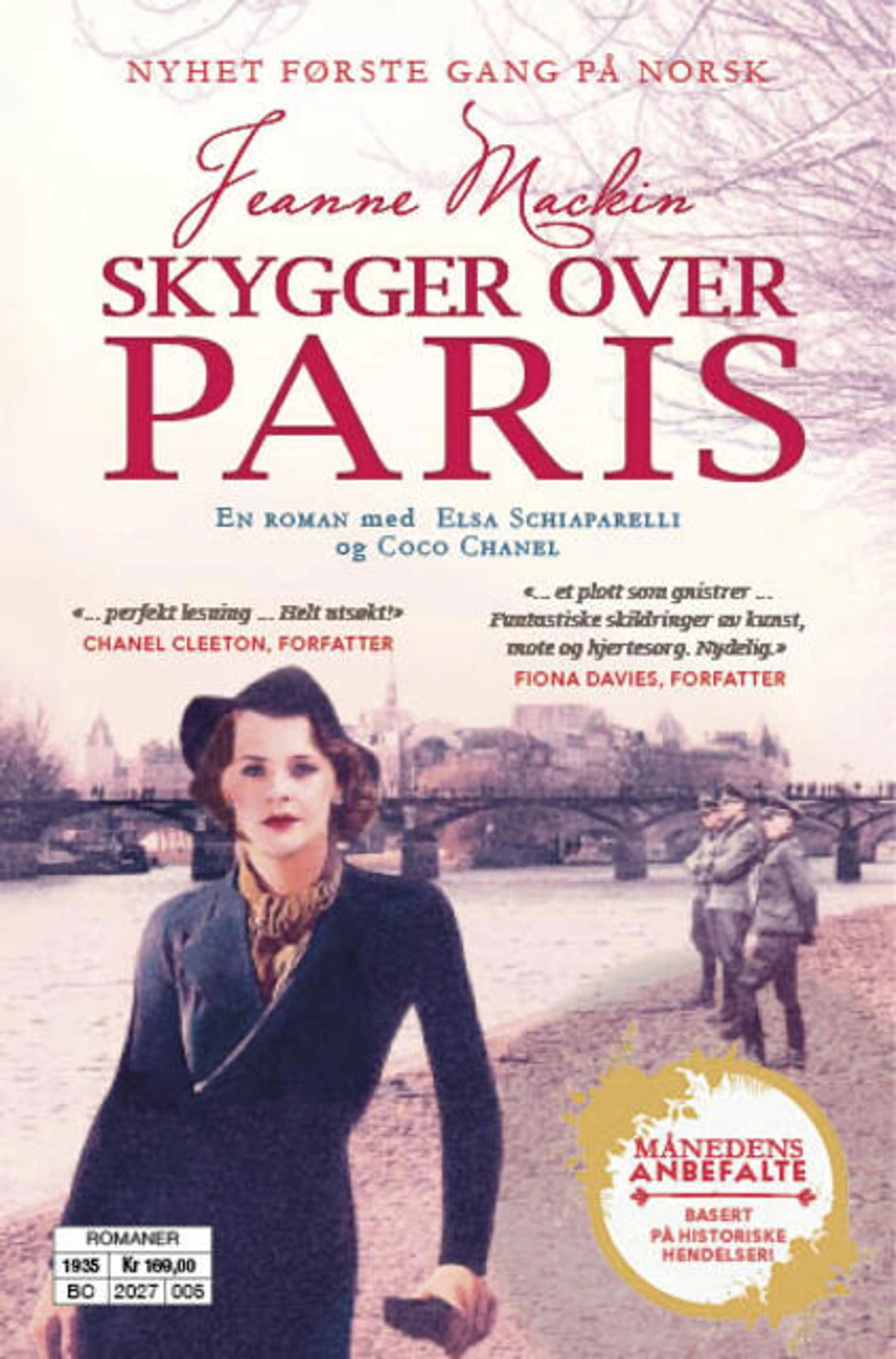 Omslag Skygger over Paris av Jeanne Mackin (Ebok)