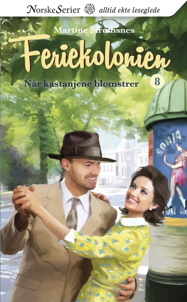 Omslag Når kastanjene blomstrer av Martine Strømsnes (Heftet)