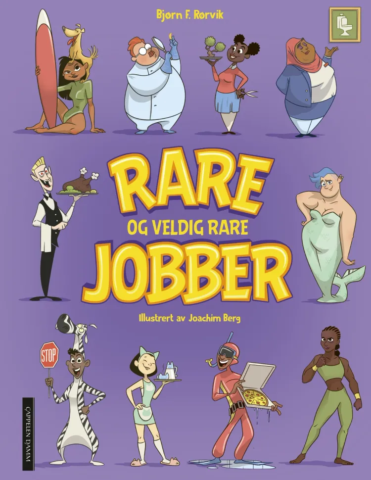 Omslag Rare og veldig rare jobber av Bjørn F. Rørvik (Ebok)