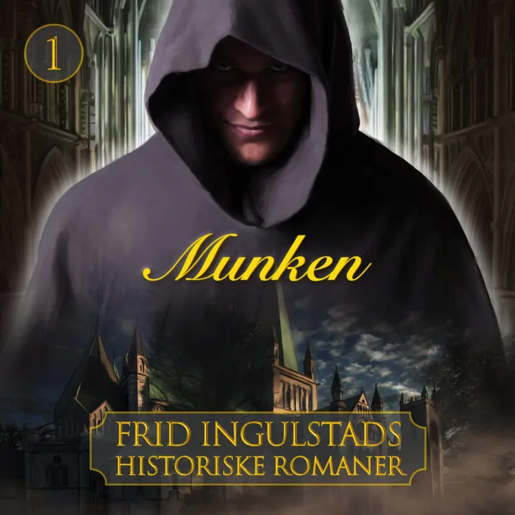 Omslag Munken av Frid Ingulstad (Lydbok)