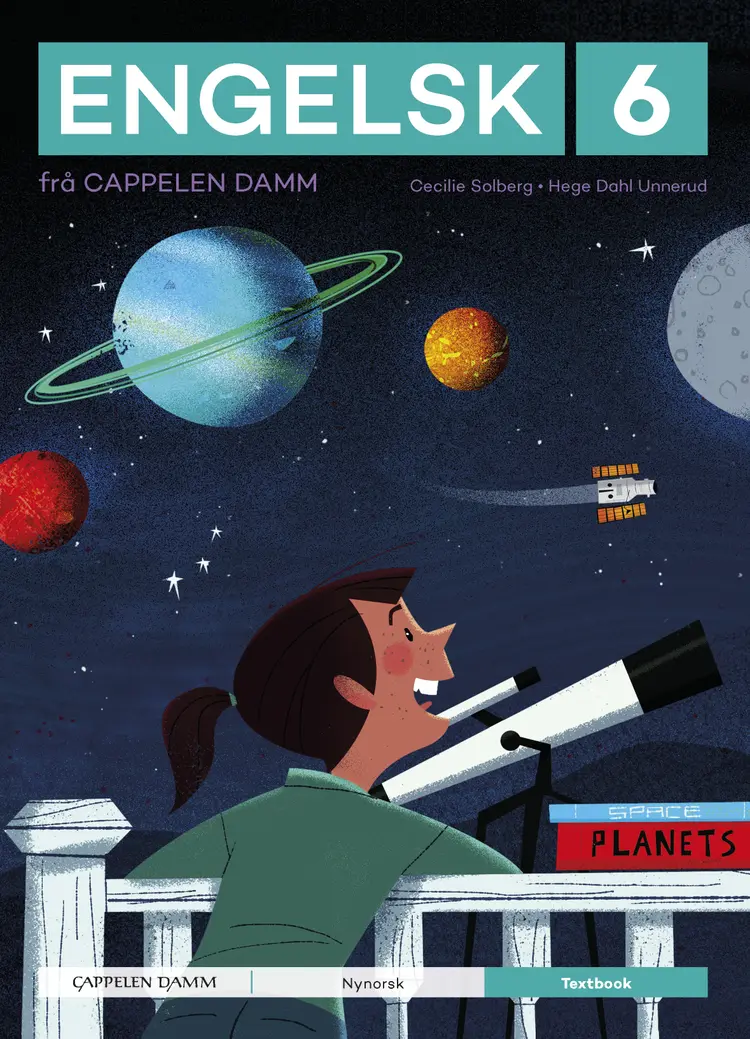 Omslag Engelsk 6 frå Cappelen Damm Textbook av Cecilie Solberg og Hege Dahl Unnerud (Innbundet)