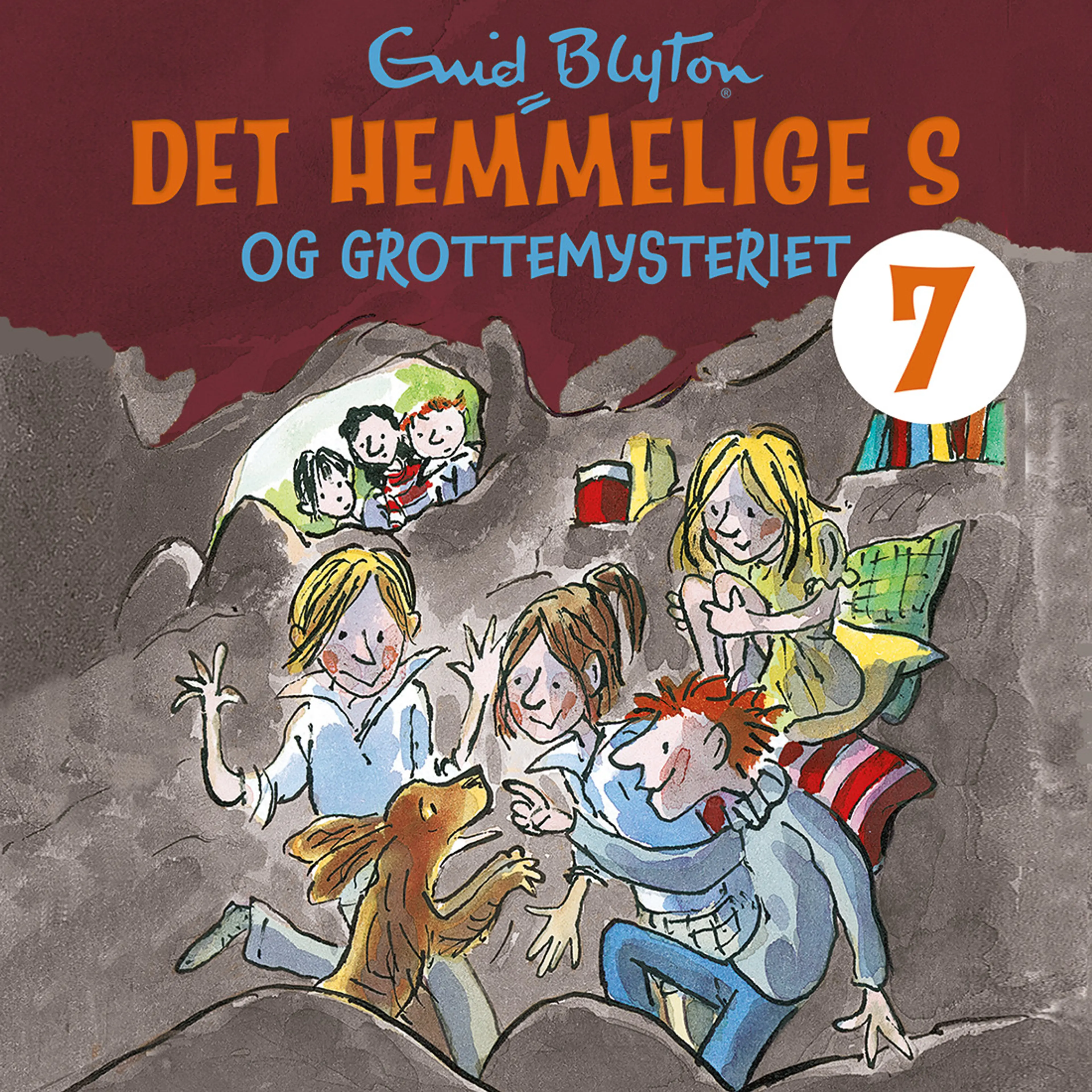 Omslag Det hemmelige S og grottemysteriet av Enid Blyton (Lydbok)