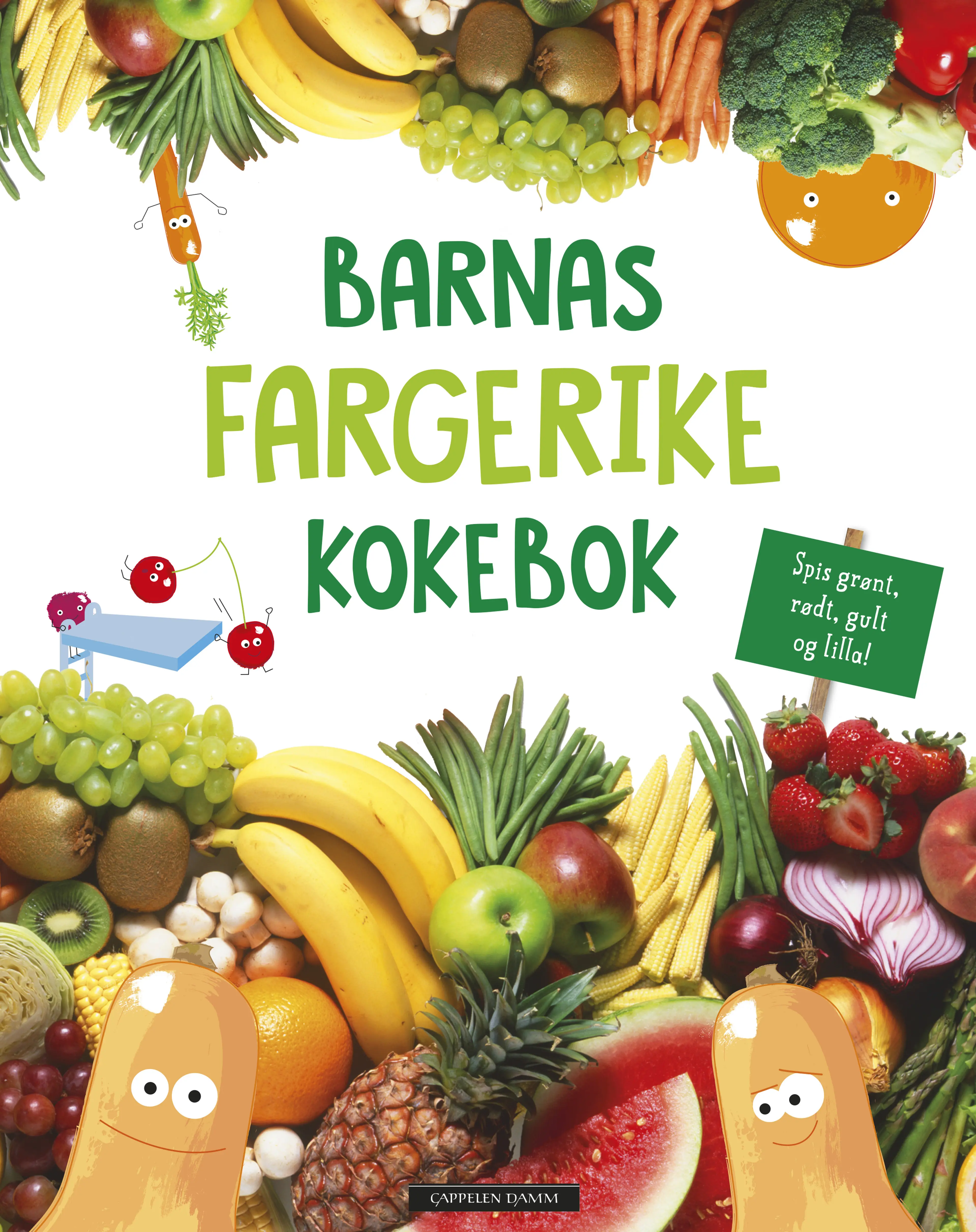 Omslag Barnas fargerike kokebok (Innbundet)