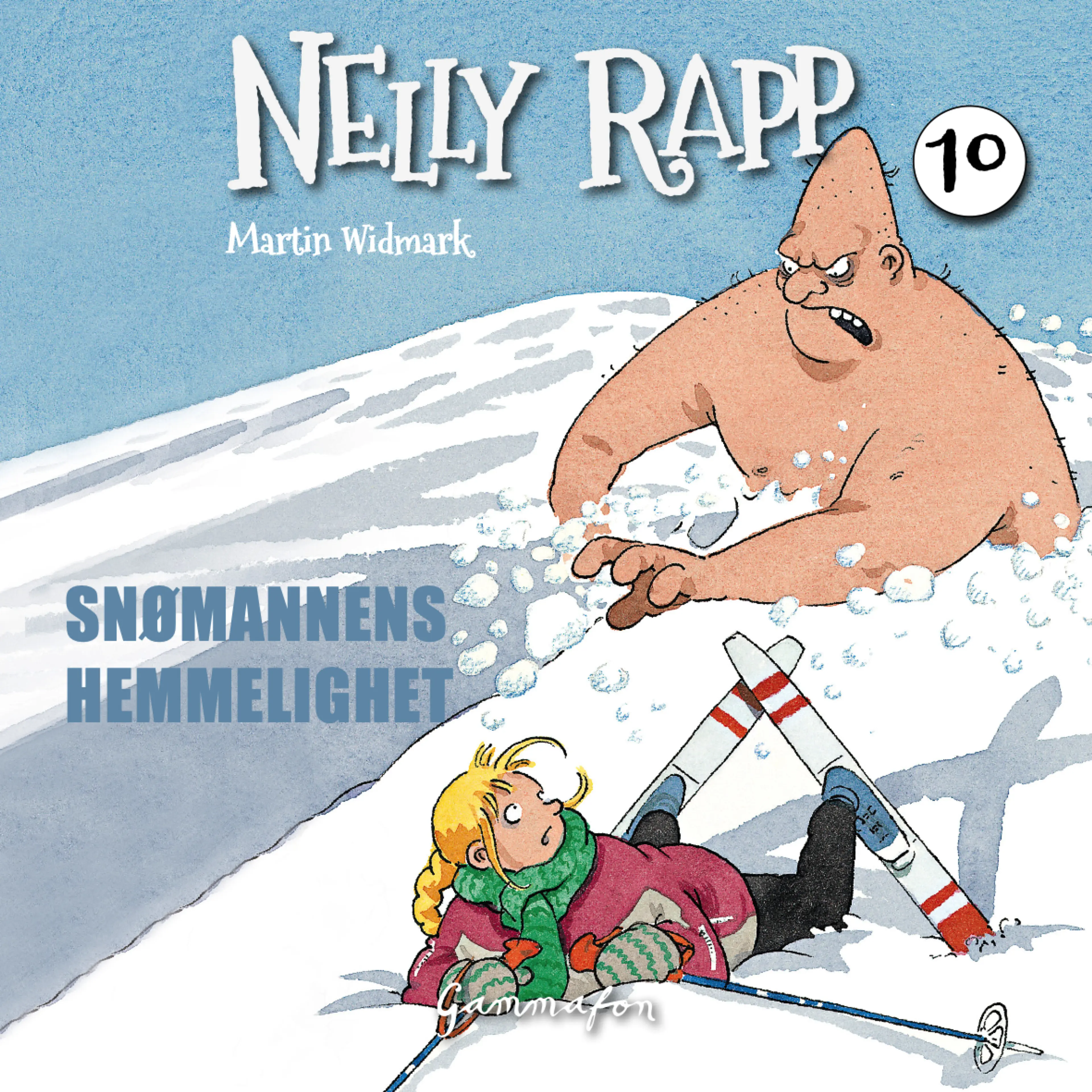 Omslag Nelly Rapp - Snømannens hemmelighet av Martin Widmark (Lydbok)