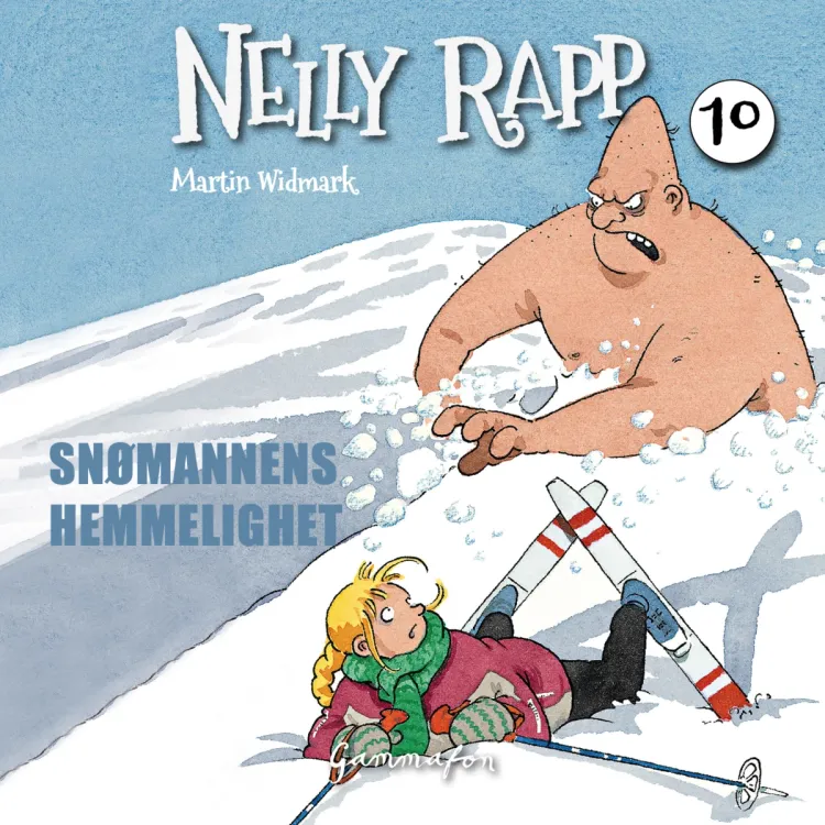Omslag Nelly Rapp - Snømannens hemmelighet av Martin Widmark (Lydbok)