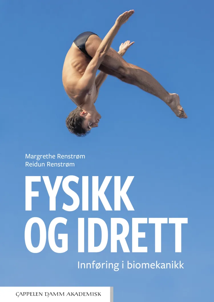Omslag Fysikk og idrett av Reidun Renstrøm og Margrethe Renstrøm (Ebok)