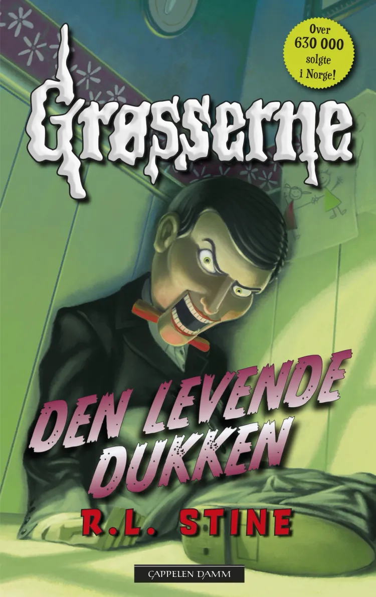 Omslag Grøsserne - Den levende dukken av R.L. Stine (Ebok)