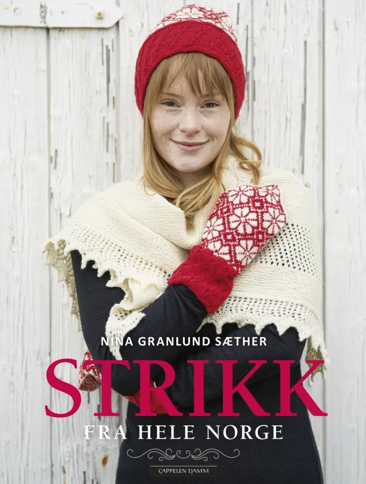 Omslag Strikk fra hele Norge av Nina Granlund Sæther (Innbundet)