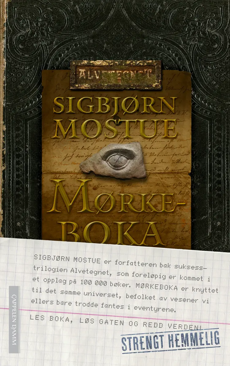 Omslag Mørkeboka av Sigbjørn Mostue og Matthijs Holter (Innbundet)