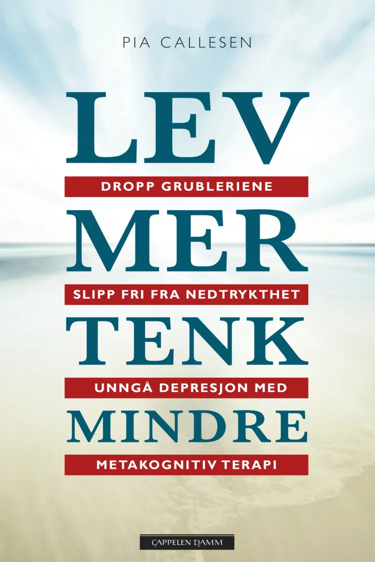 Omslag Lev mer tenk mindre av Pia Callesen (Innbundet)