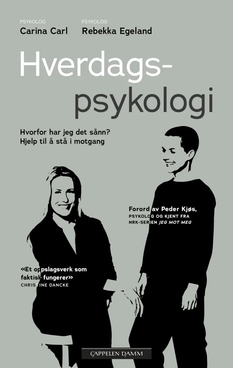 Omslag Hverdagspsykologi av Carina Carl og Rebekka Egeland (Heftet)