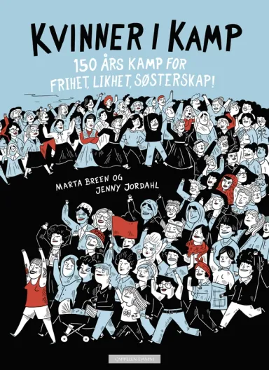 Omslag Kvinner i kamp av Marta Breen og Jenny Jordahl (Innbundet)