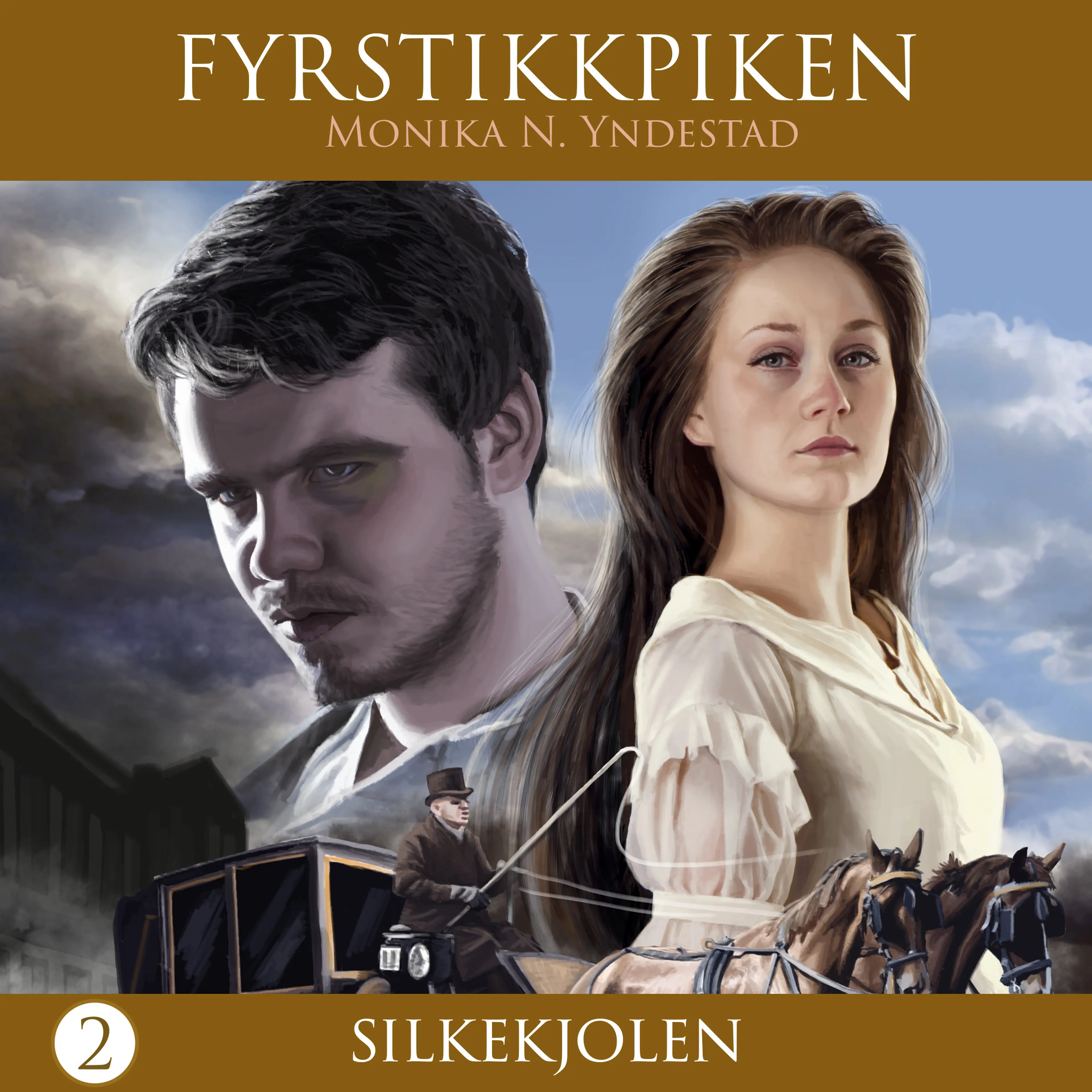 Omslag Silkekjolen av Monika N. Yndestad (Lydbok)
