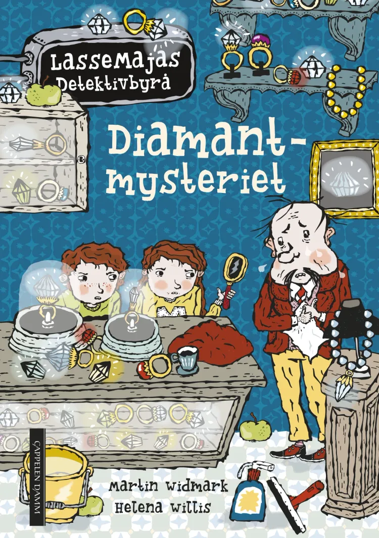 Omslag LasseMaja - Diamantmysteriet av Martin Widmark (Innbundet)