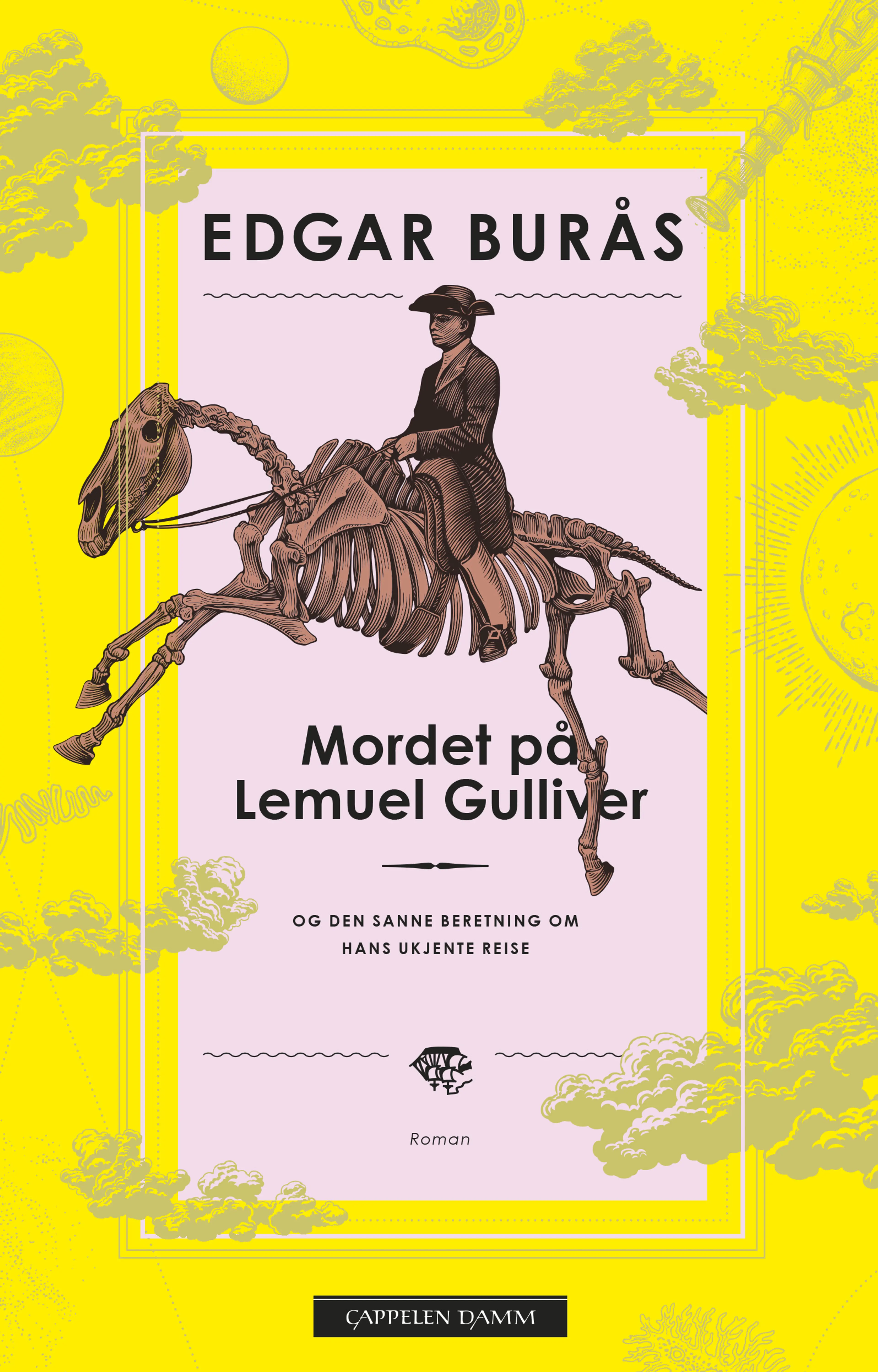 Omslag Mordet på Lemuel Gulliver av Edgar Burås (Innbundet)