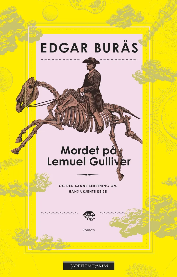 Omslag Mordet på Lemuel Gulliver av Edgar Burås (Innbundet)