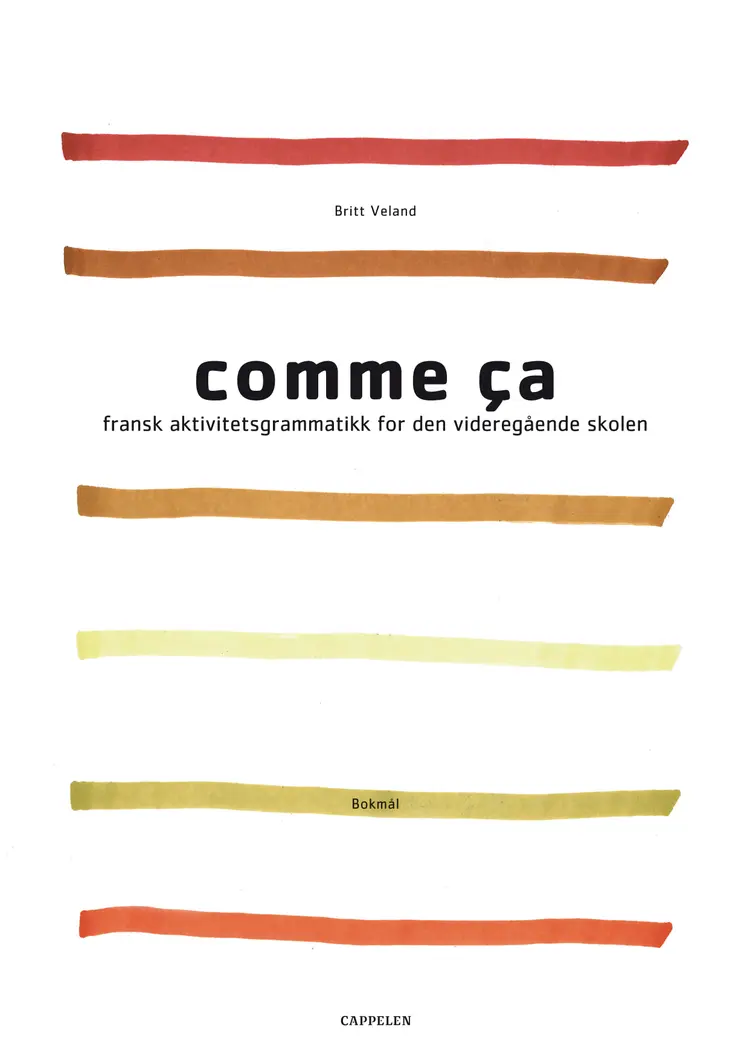 Omslag Comme ca av Britt Veland (Heftet)