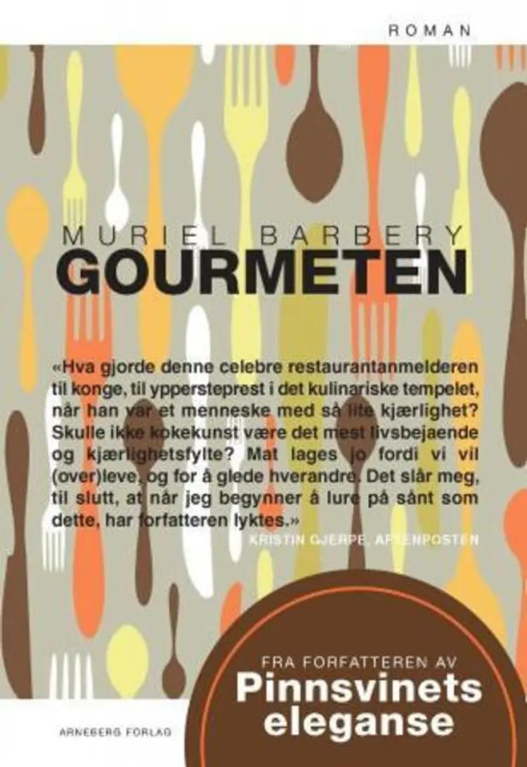 Omslag Gourmeten av Muriel Barbery (Innbundet)