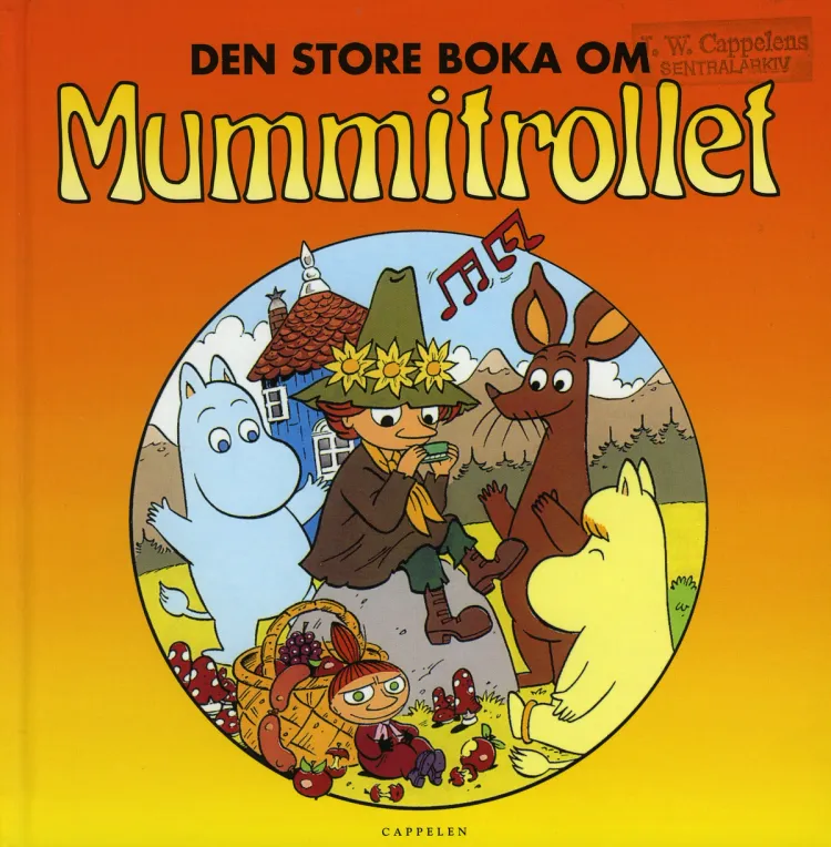 Omslag Den store boka om mummitrollet (6i1) av Tove Jansson (Innbundet)