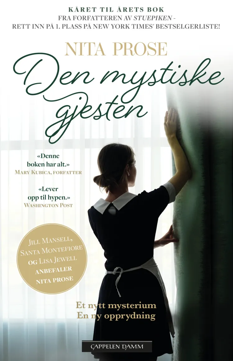 Omslag Den mystiske gjesten av Nita Prose (Heftet)