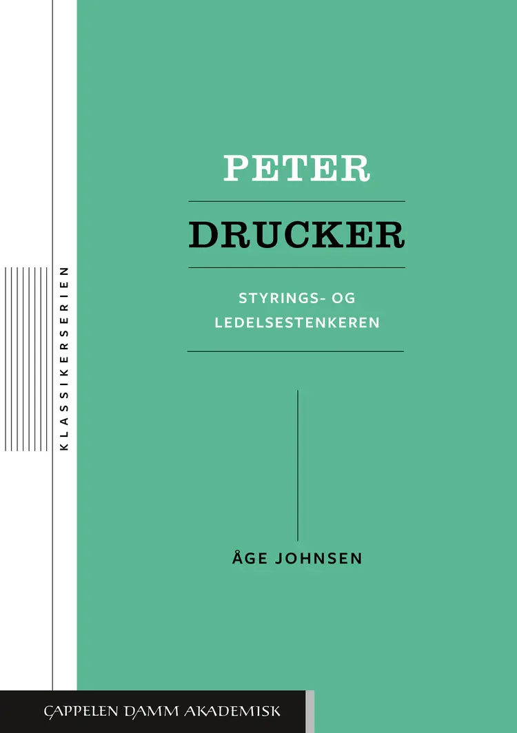 Omslag Peter Drucker av Åge Johnsen (Heftet)