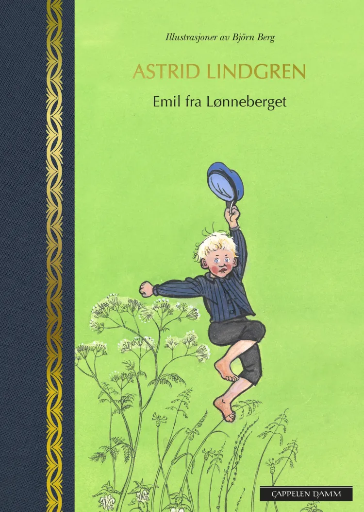 Omslag Emil fra Lønneberget av Astrid Lindgren (Innbundet)