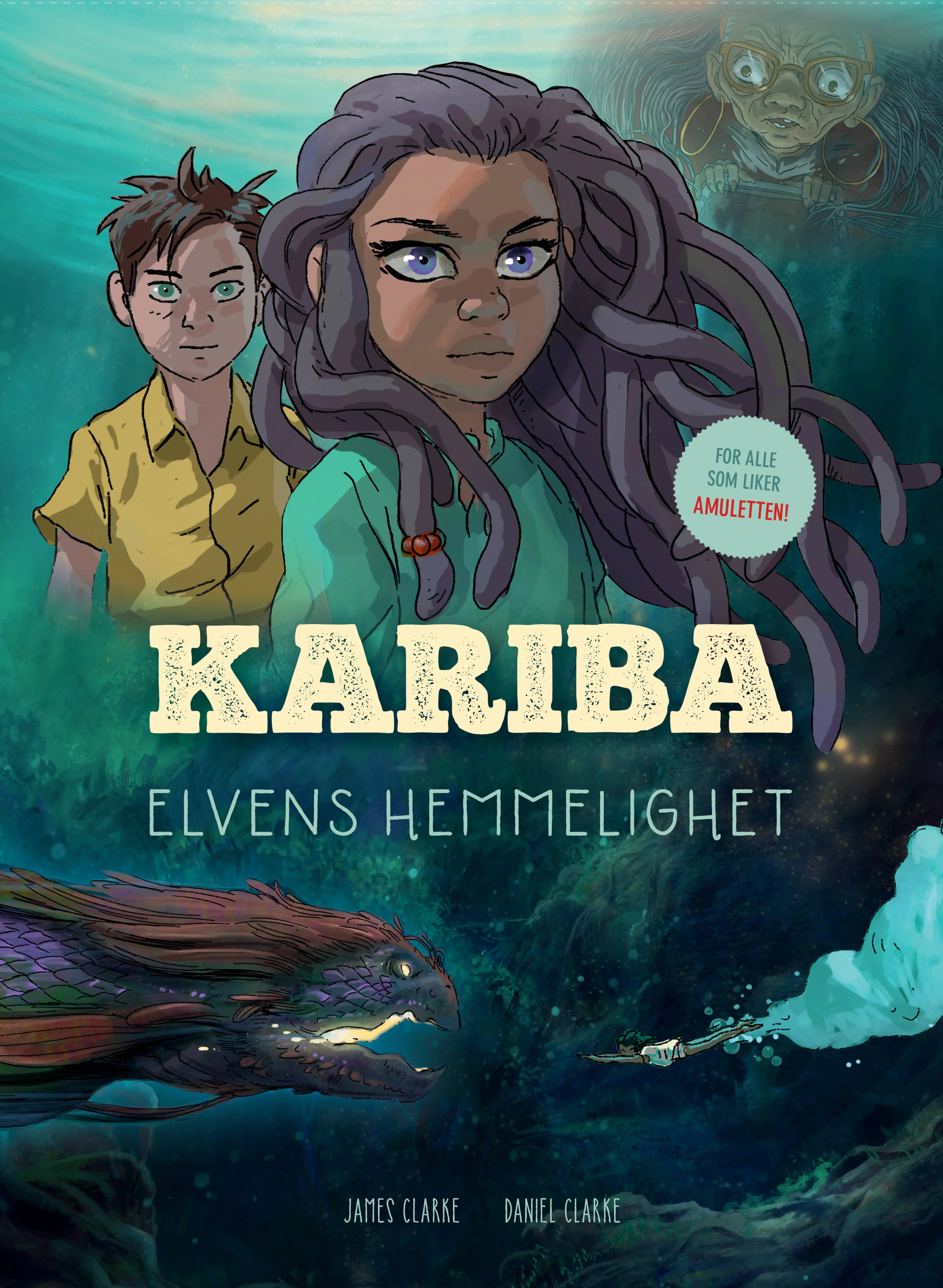 Omslag Kariba – Elvens hemmelighet av James Clarke (Innbundet)