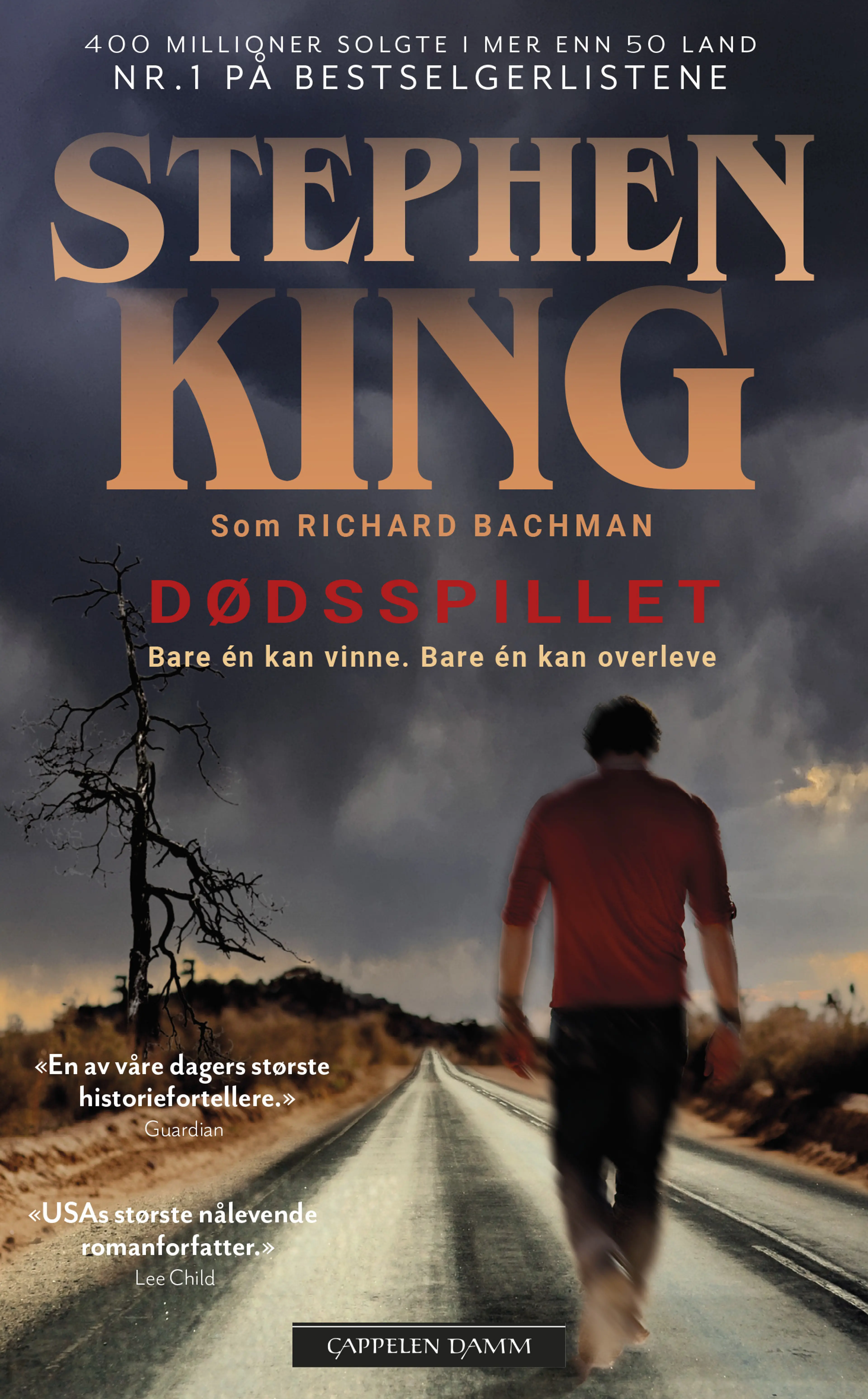 Omslag Dødsspillet av Stephen King (Heftet)