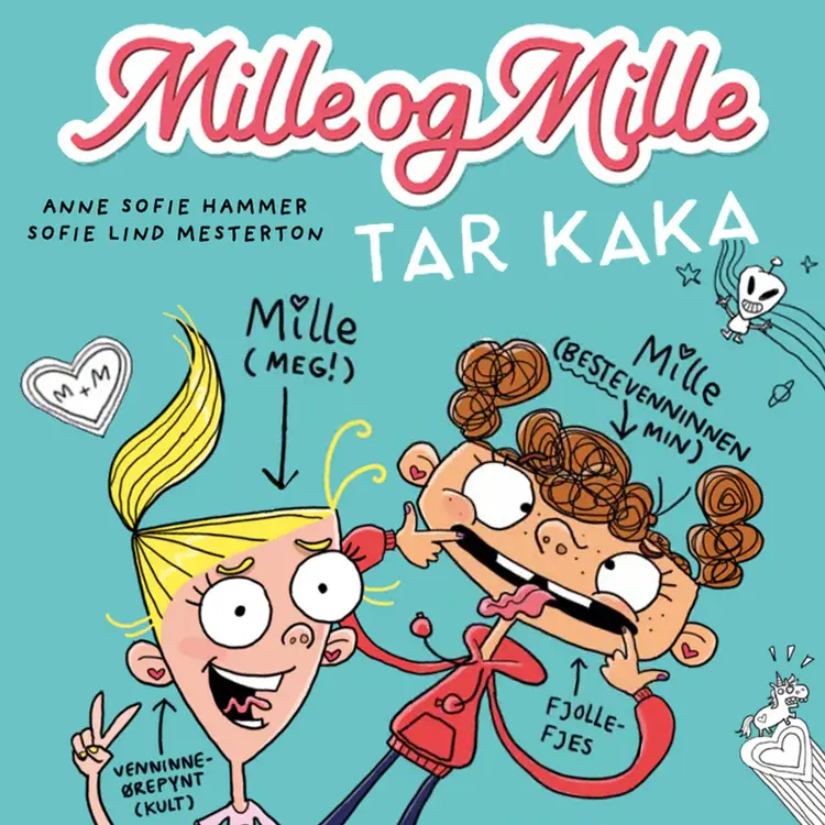 Omslag Mille og Mille tar kaka av Anne Sofie Hammer (Lydbok)