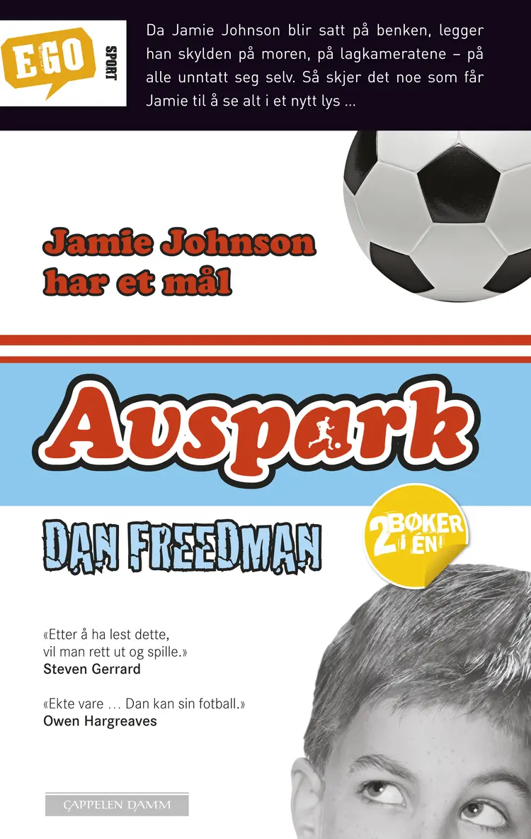 Omslag Skyt på mål! + Avspark av Dan Freedman (Heftet)