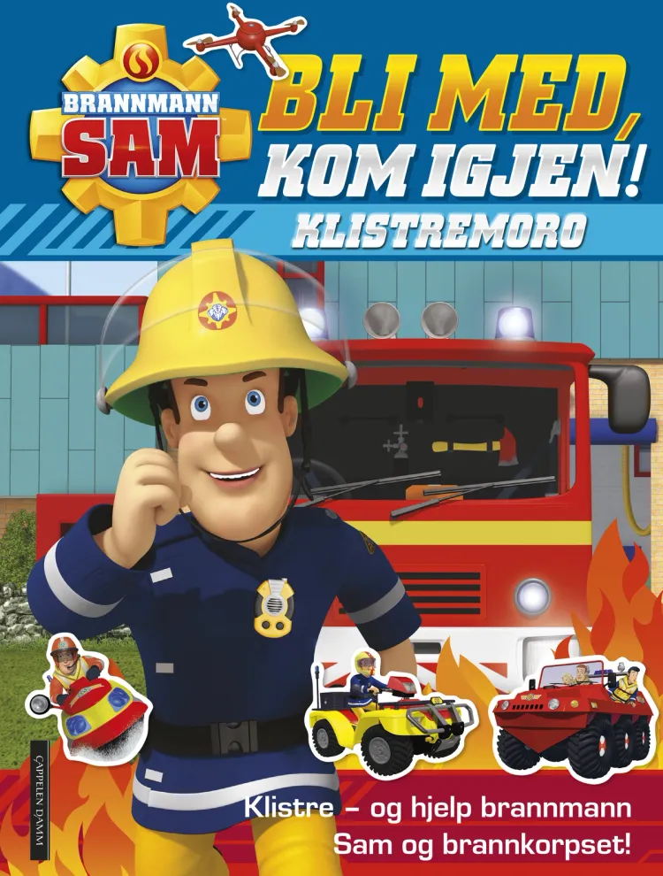 Omslag Brannmann Sam: Bli med, kom igjen! (Heftet)