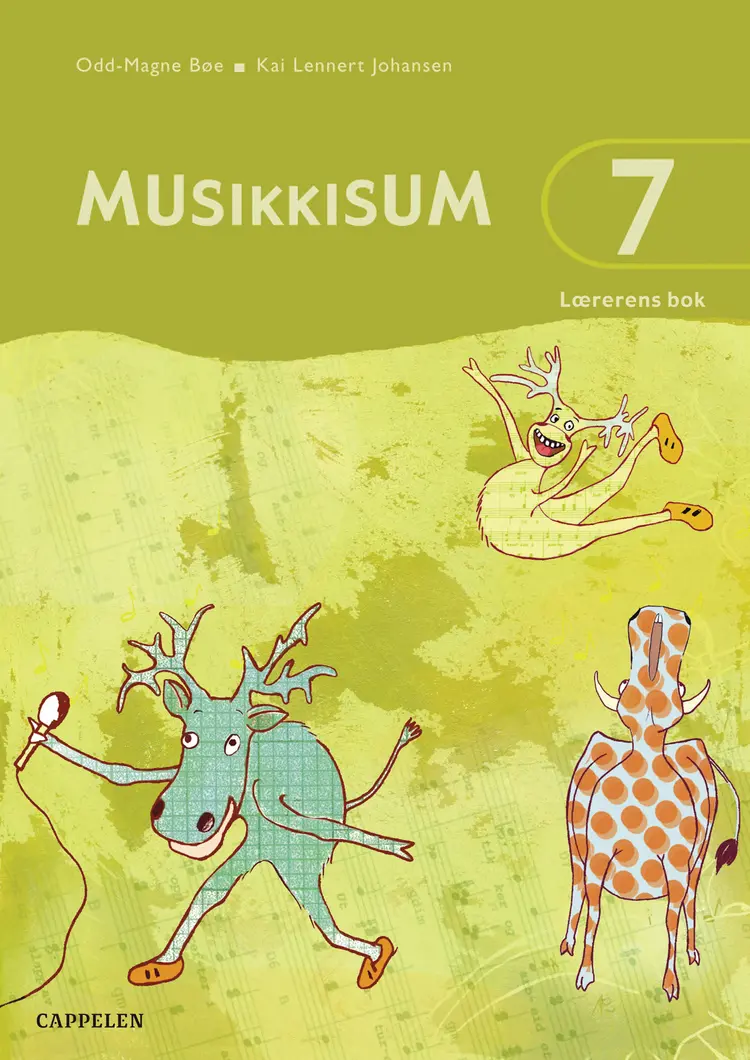 Omslag MusikkisuM 7 Lærerens bok av Odd-Magne Bøe og Kai Lennert Johansen (Ukjent)